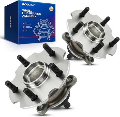 KAX 512372 Rear Wheel Hub Assembly Compatible with Toyota RAV4 2006-2018 FWD,5 Lugs Wheel Bearings w/ABS,2PCS in Kuwait