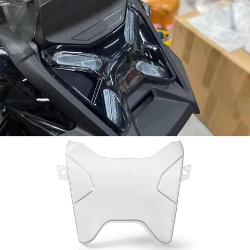 غطاء المصباح الأمامي للدراجة النارية مناسب لسيارات BMW R1300GS Adventure ADV R1300GSA 2024 2025 2026 واقي المصباح الأمامي غطاء حماية المصباح الأمامي (شفاف) in Saudi Arabia