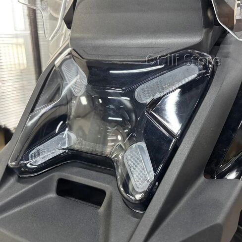 غطاء المصباح الأمامي للدراجة النارية مناسب لسيارات BMW R1300GS Adventure ADV R1300GSA 2024 2025 2026 واقي المصباح الأمامي غطاء حماية المصباح الأمامي (شفاف) in Saudi Arabia