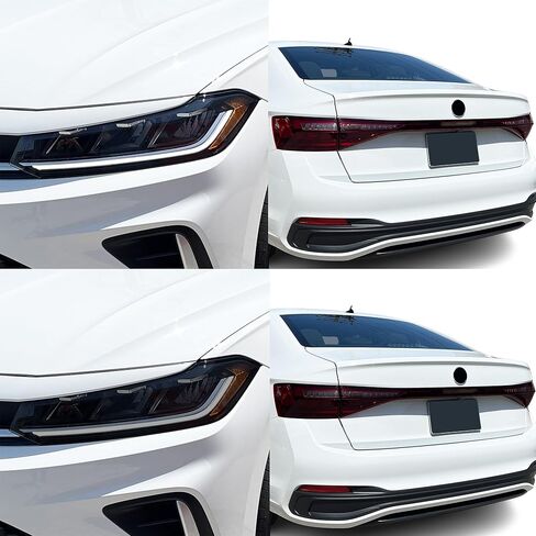 مجموعة تلوين المصابيح الأمامية الكاملة من BOGAR TECH DESIGNS متوافقة مع Volkswagen Jetta 2025-2026، دخان داكن in Saudi Arabia