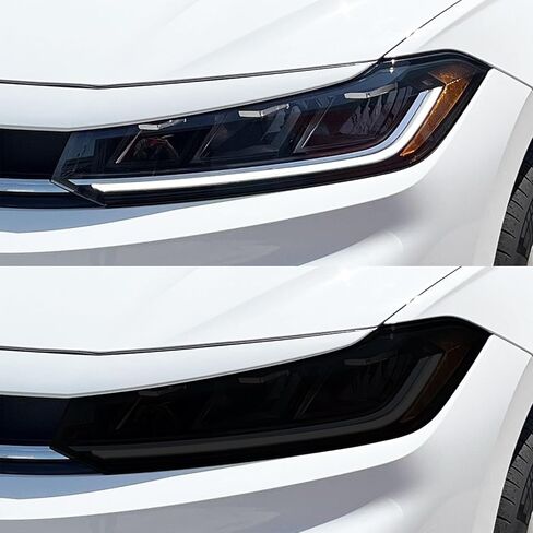 مجموعة تلوين المصابيح الأمامية الكاملة من BOGAR TECH DESIGNS متوافقة مع Volkswagen Jetta 2025-2026، دخان داكن in Saudi Arabia