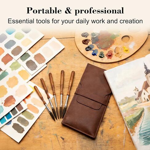 5 pcs Pinstriping Brush High Performance Striping Brushes, Sword, Dagger, Scroll, Striper, Detail Script Liner, Professional Travel Art Paintbrushes for Lettering, Detailing & Water Color in Saudi Arabia