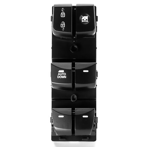 Master Power Window Switch Driver Side for 2014 2015 2016 2017 2018 2019 Hyundai Elantra, Front Left Door Lock Switch Control Button Assembly Replacement 935713X011RY DWS2073 1S16475 (Auto Down) in Saudi Arabia