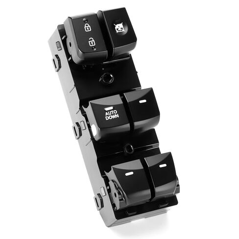 Master Power Window Switch Driver Side for 2014 2015 2016 2017 2018 2019 Hyundai Elantra, Front Left Door Lock Switch Control Button Assembly Replacement 935713X011RY DWS2073 1S16475 (Auto Down) in Saudi Arabia