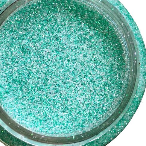 Light Blue 1/128 - Fine Iridiscent Craft Glitter - 2oz Glitter Shaker Bright Colorful Holographic Body Glitter Bulk Wholesale 24 Colors in Shaker Cosmetic Glitter in Saudi Arabia