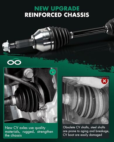 SCITOO Front CV Axle Shaft Assembly Fit For Ford Flex 2009-2014,Taurus 2008-2014,For Lincoln MKS 2009-2014,For Lincoln MKT 2010-2013,For Mercury Sable 2008-2009 Right Passenger Side NCV11531 FWD in Kuwait