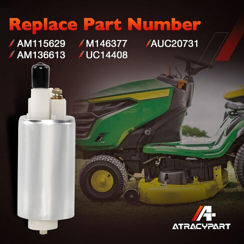 مضخة وقود AM115629 متوافقة مع جرار John Deere 425 445 455 X465 X475 للحديقة والحديقة | مجموعة مضخة الوقود البديلة بجودة OEM المباشرة in Kuwait
