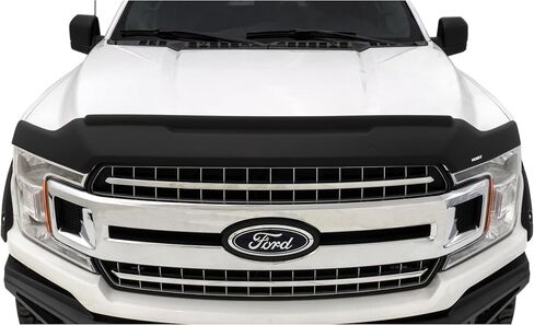 واقي غطاء محرك السيارة Husky Liners Aeroskin II | يناسب 2017-2020 فورد F-150 رابتور | عاكس منخفض المستوى/درع الحشرات - قطعة واحدة، أسود مزخرف | 2830127 in Kuwait