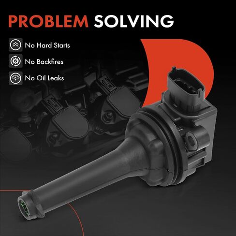 A-Premium Ignition Coil Compatible with Volvo Vehicles - 2.3L 2.4L 2.5L 2.8L 2.9L - C70 1999-2005, S60 2001-2005, S70 1999-2000, S80 1999-2006, V70 1999-2007, XC70 XC90 2003-2006 in Kuwait