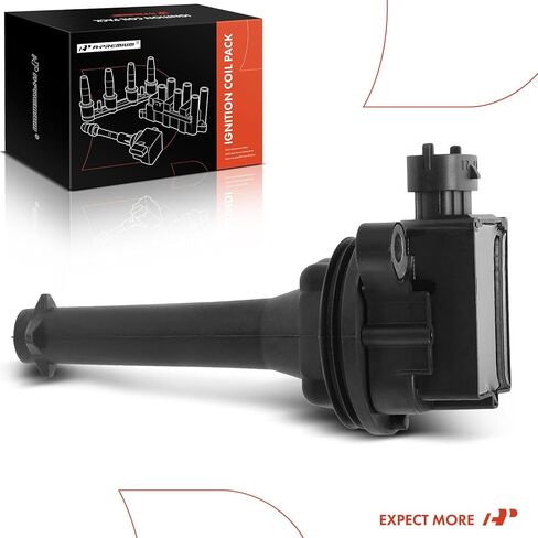 A-Premium Ignition Coil Compatible with Volvo Vehicles - 2.3L 2.4L 2.5L 2.8L 2.9L - C70 1999-2005, S60 2001-2005, S70 1999-2000, S80 1999-2006, V70 1999-2007, XC70 XC90 2003-2006 in Kuwait