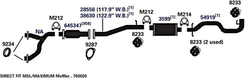 AP Exhaust Products 700020 Exhaust Muffler in Kuwait