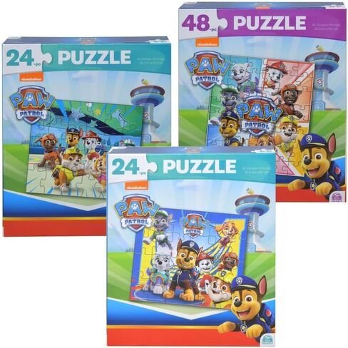 Paw Patrol Puzzle for Kids Set - Paw Patrol Gift Bundle with Paw Patrol Puzzle, Stickers, Tattoos, More | Paw Patrol Puzzles for Kids Ages 4-8 (Styles May Vary) in Kuwait