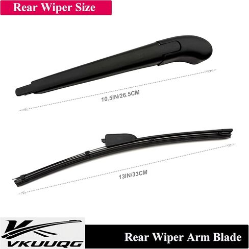 Rear Windshield Wiper Blade Arm Kit Replacement for Hyundai I30 2012-2017, Elantra GT 2012-2017 | Fit Replaces OEM 98811A5000 in Saudi Arabia