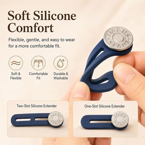 30pcs Button Extenders for Jeans Pants, Waist Extenders for Men and Women, No Sewing Waistband Extender 1-1.8 INCH in Saudi Arabia