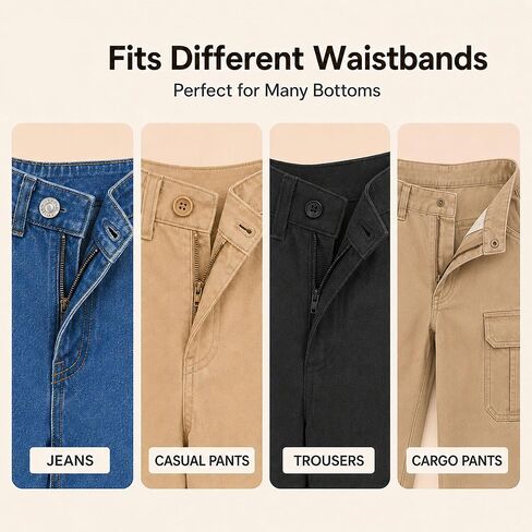 30pcs Button Extenders for Jeans Pants, Waist Extenders for Men and Women, No Sewing Waistband Extender 1-1.8 INCH in Saudi Arabia