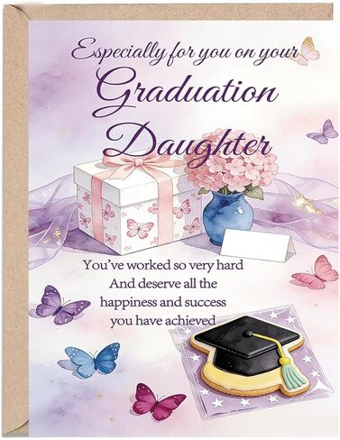 OJsensai Special Granddaughter Graduation Card for her, Congratulations Granddaughter High School & College Graduation Card from Grandma Grandpa in Kuwait