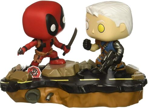 Funko Pop Marvel: Comic Moments - Deadpool vs Cable Vinyl Figure in Kuwait