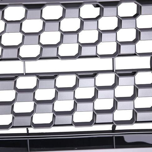 Chrome Front Grille&Hood Bulge Molding Grill Compatible with Toyota Tundra 2014 2015 2016 2017 2018 2019 2020 Models in Saudi Arabia