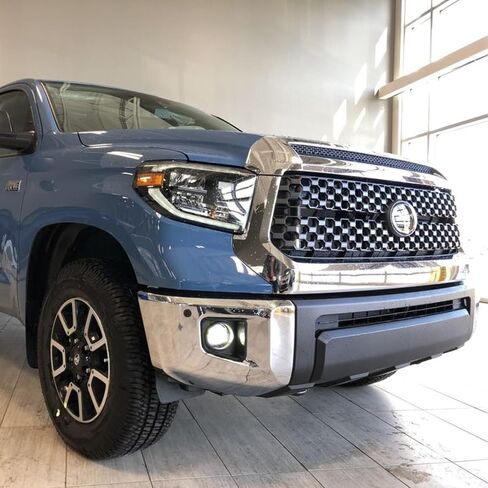 Chrome Front Grille&Hood Bulge Molding Grill Compatible with Toyota Tundra 2014 2015 2016 2017 2018 2019 2020 Models in Saudi Arabia