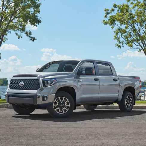 Chrome Front Grille&Hood Bulge Molding Grill Compatible with Toyota Tundra 2014 2015 2016 2017 2018 2019 2020 Models in Saudi Arabia