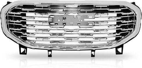 Front Upper Grille With Chrome Compatible with 2018-2021 Terrain 84177743 in Saudi Arabia