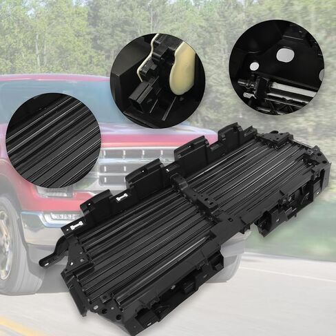 Front Upper Active Grille Radiator Shutter Assembly with Actuator Motor Compatible with Ford F-150 2018-2020# JL3Z8475D, JL3Z-8475-D in Kuwait