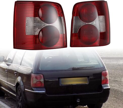 Astra Depot Brake Running Back up Turn Signal Tail Lamp Tail Light Assembly (For 2001-2005 VW Passat B5 B5.5 Variant Wagon, Pair Left&Right) in Kuwait