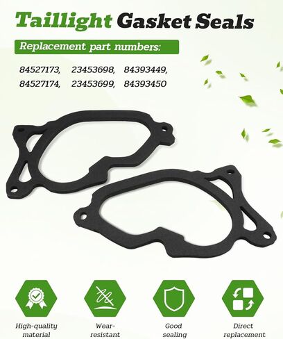 Tail light Gasket Brake Light Seal Fit for Chevy Impala 2014-2020 Replace 84393449, 84527173 84527174, Driver and Passenger Side, 2 Pcs in Kuwait