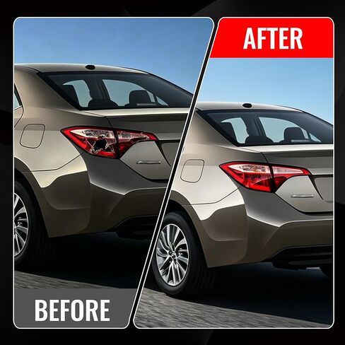 Left Outer Tail Light Assembly Compatible with Toyota Corolla 2017 2018 2019, Rear Taillights Brake Lamps with Halogen Bulbs and Clear Lens Replaces 8156002B00 (Driver Side) in Kuwait