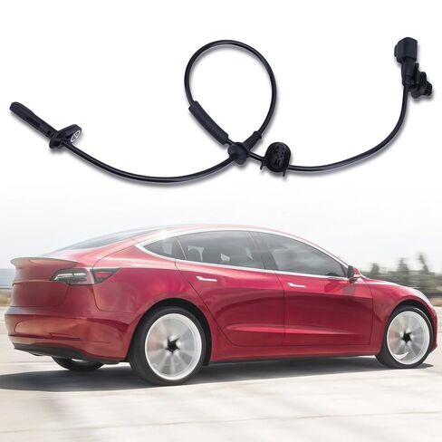 مستشعر سرعة العجلات الخلفية ABS متوافق مع طراز Tesla 3 للطراز Y 2020 2021 2022 2023، استبدال مستشعر ABS للسائق أو الراكب 1188771-00-A in Kuwait