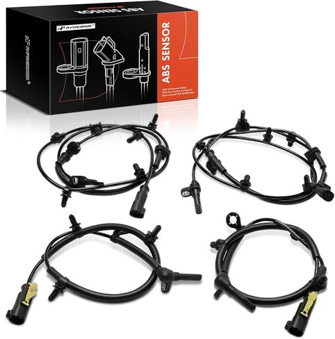 A-Premium 4PCS Front & Rear ABS Wheel Speed Sensor Compatible with Chevrolet, GMC Models - Equinox 2019, Terrain 2019-2020 in Kuwait