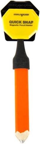 MagnoGrip 002-641 Quick Snap Magnetic Pencil Holder with Belt Clip, Yellow in Saudi Arabia