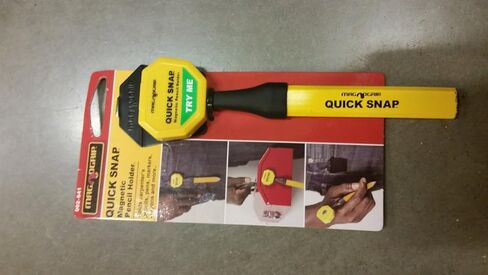 MagnoGrip 002-641 Quick Snap Magnetic Pencil Holder with Belt Clip, Yellow in Saudi Arabia