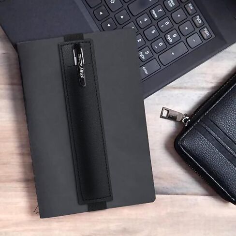 6PCS Multicolor PU Leather Elastic Band Pen Holder Pencil Sleeve Standard for Notebook Planners Binders Books, 6 Colors in Kuwait