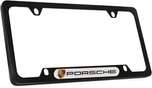 Premium Inspired Car Logo License Plate Frame (BSJ-H BZM) in Saudi Arabia