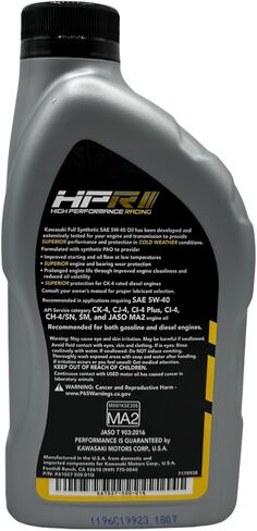 Cyclemax Full-Synthetic KPO Oil Change Kit compatible with 2026 Kawasaki Teryx H2 in Kuwait