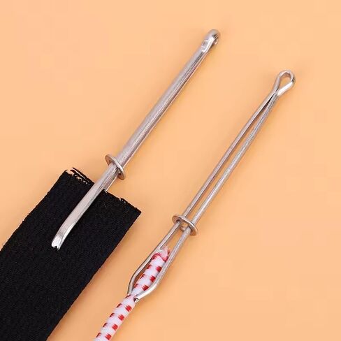 4 PCS Metal Drawstring Rope Threaders DIY Sewing Tools Portable Thread Needle Cross Stitch Threader, 2 Sizes in Kuwait
