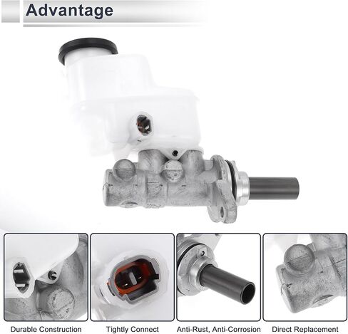 Engine Compartment Brake Master Cylinder for Toyota RAV4 2006-2018 Durable Hydraulic Master Cylinder No.472010R030 with Reservoir 1 Pcs in Kuwait