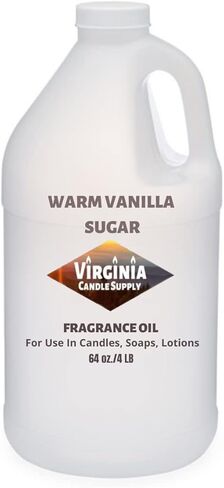Warm Vanilla Sugar Fragrance Oil (64 oz Jug) for Candle Making, Soap Making, Tart Making, Room Sprays, Lotions, Car Fresheners, Slime, Bath Bombs, Warmers… in Kuwait