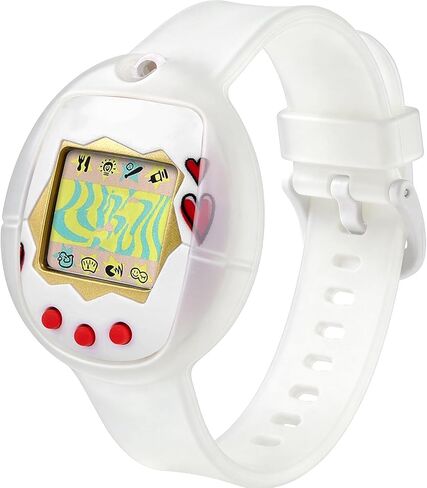 Soft Silicone Wristband for Tamagotchi Original, for Gen 1/2, Neon, Retro Flowers, 90s, Fresh Strawberry, Adjustable Anti-Drop Strap for Kids, Teens, Adults, Parents & 90s Nostalgia Lovers (Purple) in Kuwait