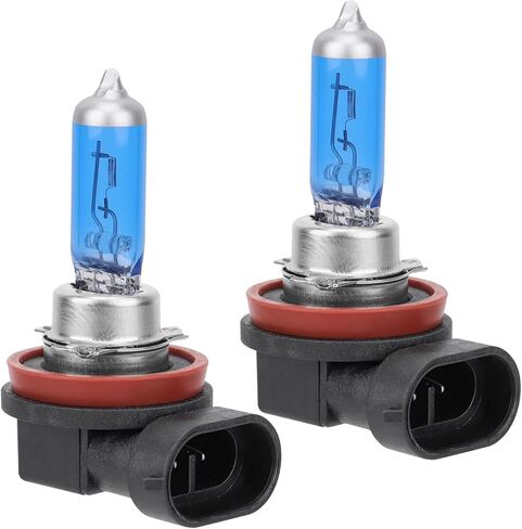 Safego H8 Halogen Headlight Bulb - 12V 55W Halogen Headlamp 5000K Auto Car Low High Beam Light Bulbs for Fog light Replacement,NOT Fit 24V Vehicle,Pack of 2 in Saudi Arabia