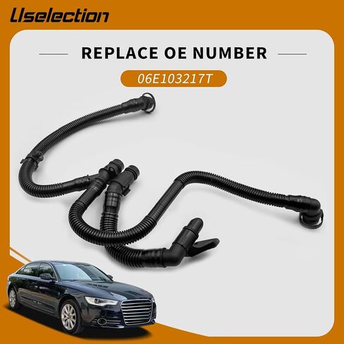 Uselection 06E103217T Crankcase Breather Hose Compatible for Audi A5 S5 A6 A8 Q5 in Kuwait