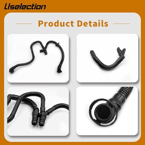 Uselection 06E103217T Crankcase Breather Hose Compatible for Audi A5 S5 A6 A8 Q5 in Kuwait