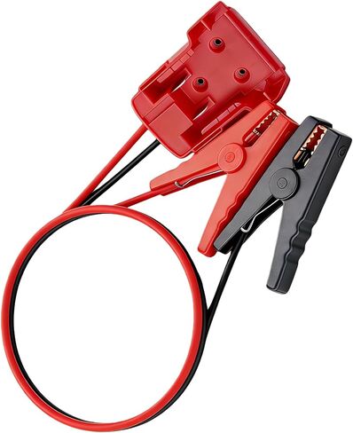 Jumper Cables Adapter with Alligator Clips Compatible with Mil.waukee 18V Battery, 2FT 8AWG Silicone Wire Jumper Starter, Automotive Booster Cable for Jump Starting Car, SUV, Truck in Saudi Arabia
