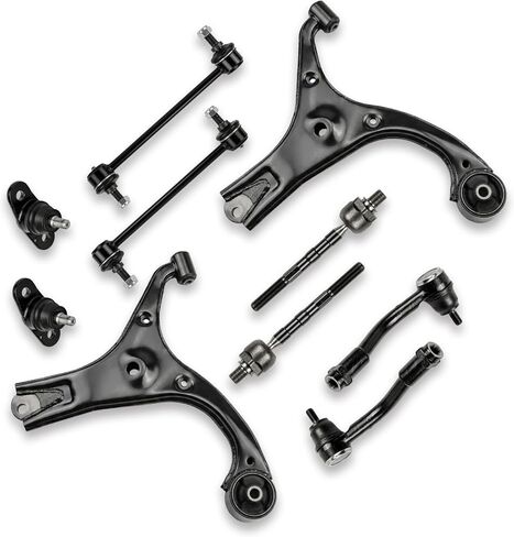 4pc Front Lower Control Arm with Ball Joint Suspension Kit for Hyundai 2006-2011 Accent, Compatible with Kia 2006-2011 Rio, 2006-2011 Rio5, K640403 K640404 K500015 in Saudi Arabia