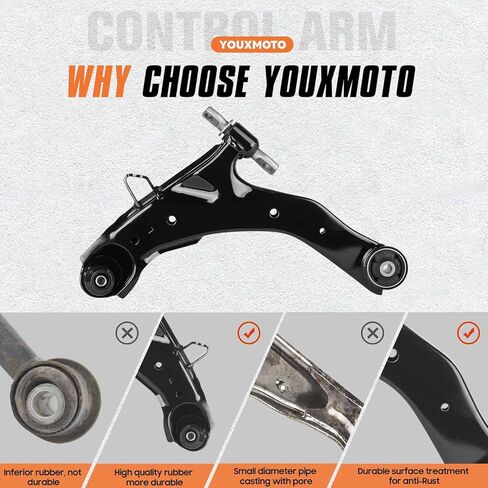 10PCS Front Lower Control Arms w/Ball Joint Suspension Kits Fits for Hyundai Elantra 2001 2002 2003 2004 2005 2006 Tie Rod Ends Sway Bar End Link Kits in Kuwait