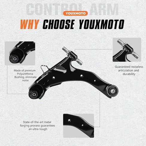 10PCS Front Lower Control Arms w/Ball Joint Suspension Kits Fits for Hyundai Elantra 2001 2002 2003 2004 2005 2006 Tie Rod Ends Sway Bar End Link Kits in Kuwait