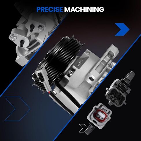 98664 Air Conditioning A/C Compressor with Clutch Compatible with Nissan Altima 2007 2013-2018, Compatible with Nissan Rogue 2014-2020, 2.5L L4 in Kuwait