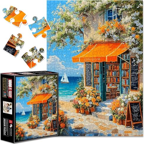 1000 Piece Jigsaw Puzzles for Adults, Starry Night Black Cat, Van Gogh Inspired Oil Painting Art Puzzle, Cute Animal Kitten Puzzles for Family Game Home Decor (MZ408) in Saudi Arabia