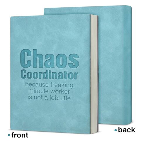 Chaos Coordinator Notebook Because Freaking Miracle Worker Is Not a Job Title Journal Funny Office Gift for Coworker Boss-Blue in Saudi Arabia